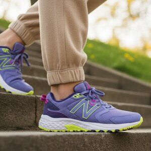 NEW BALANCE 410v7 Women's Sneakers Shoes Purple Blue with Yellow various sizes